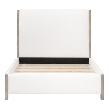 Emmett Standard King Bed in Livesmart Peyton-Pearl, Natural Gray from Essentials For Living - Luna Furniture