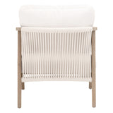Harbor Club Chair in Livesmart Peyton-Pearl, White Rope, Smoke Gray Oak from Essentials For Living - Luna Furniture
