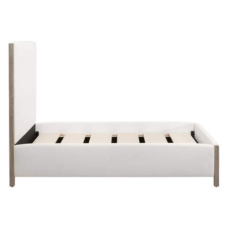 Emmett Standard King Bed in Livesmart Peyton-Pearl, Natural Gray from Essentials For Living - Luna Furniture