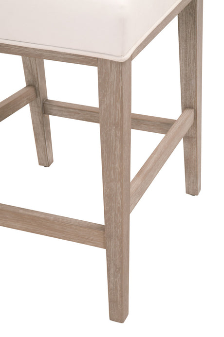 Martin Counter Stool in Livesmart Peyton-Pearl, Natural Gray, Set of 2 from Essentials For Living - Luna Furniture