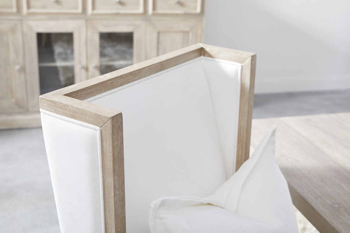 Martin Wing Chair in Livesmart Peyton-Pearl, Natural Gray, Set of 2 from Essentials For Living - Luna Furniture