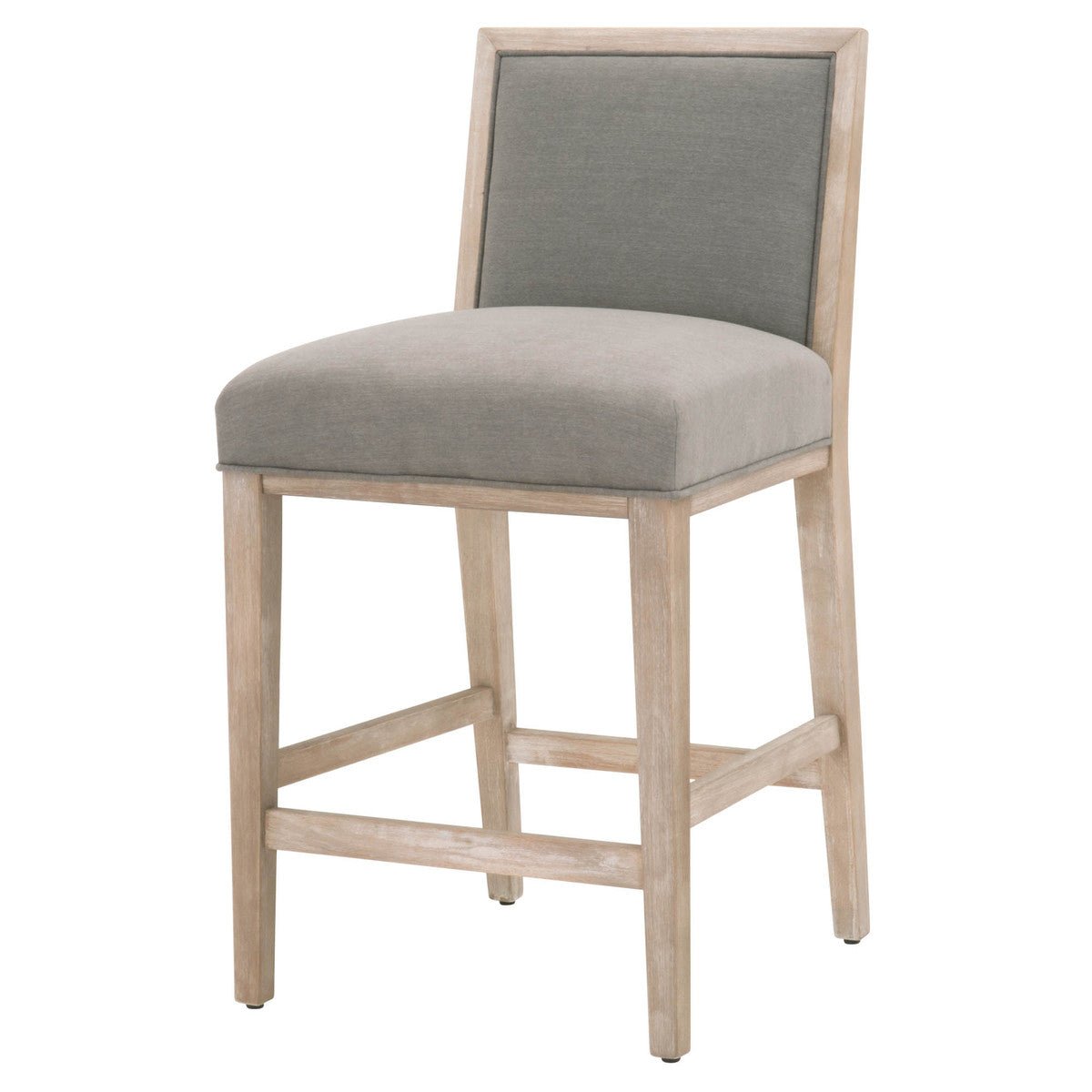 Martin Counter Stool in Livesmart Peyton-Slate, Natural Gray, Set of 2 from Essentials For Living - Luna Furniture