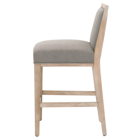 Martin Counter Stool in Livesmart Peyton-Slate, Natural Gray, Set of 2 from Essentials For Living - Luna Furniture