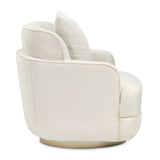 Aurora Moonlight Swivel Chair Linen Moonlight from Michael Amini - Luna Furniture