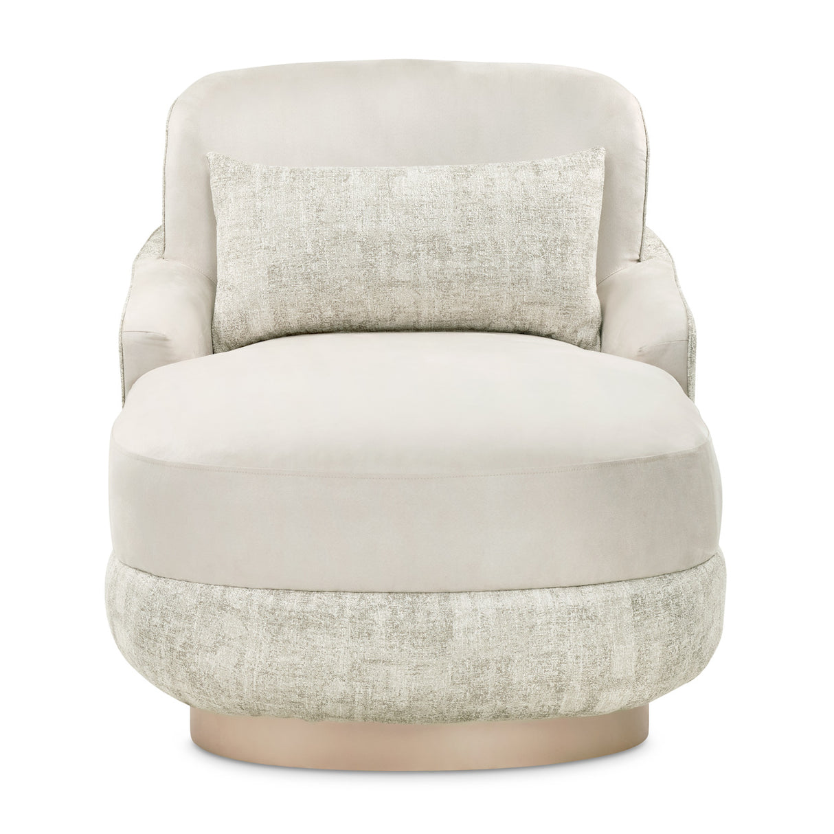 Aurora Moonlight Chaise Quarry Moonlight from Michael Amini - Luna Furniture