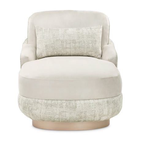 Aurora Moonlight Chaise Quarry Moonlight from Michael Amini - Luna Furniture