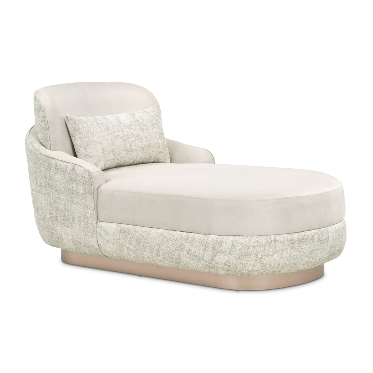 Aurora Moonlight Chaise Quarry Moonlight from Michael Amini - Luna Furniture