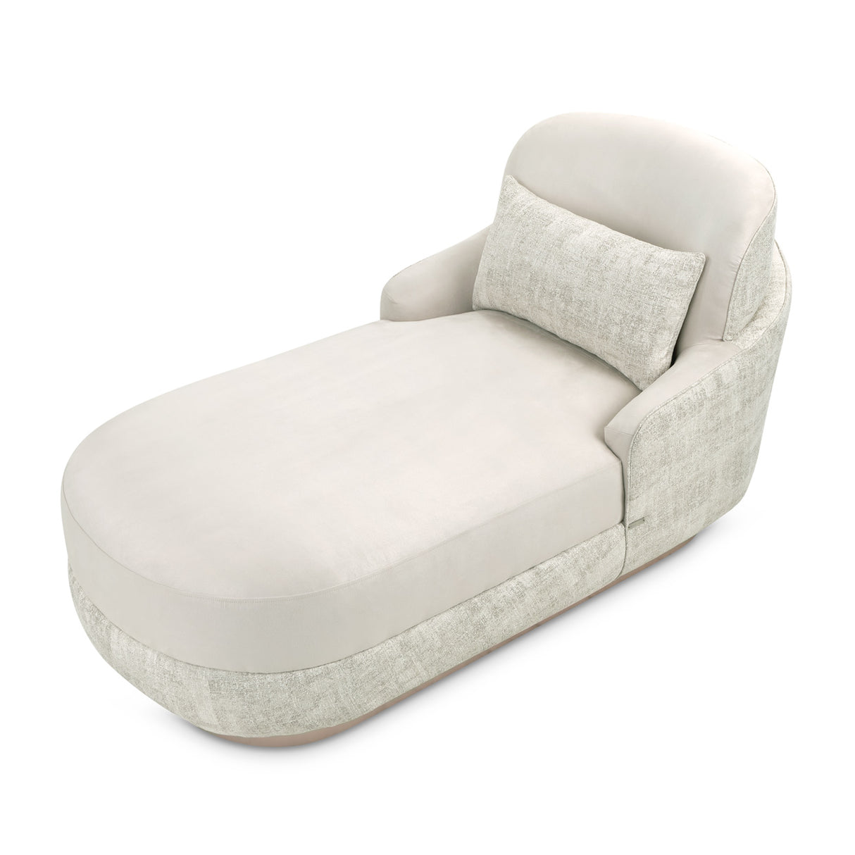 Aurora Moonlight Chaise Quarry Moonlight from Michael Amini - Luna Furniture