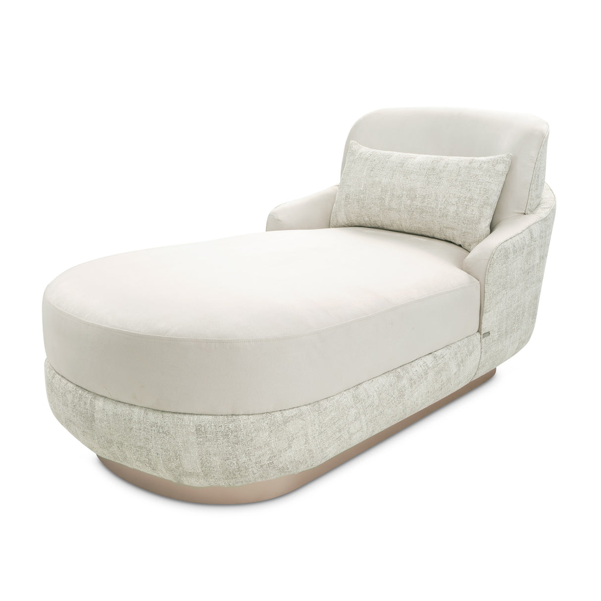 Aurora Moonlight Chaise Quarry Moonlight from Michael Amini - Luna Furniture