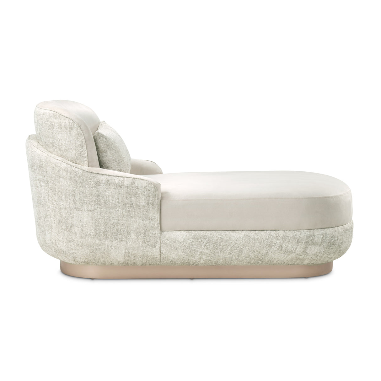 Aurora Moonlight Chaise Quarry Moonlight from Michael Amini - Luna Furniture