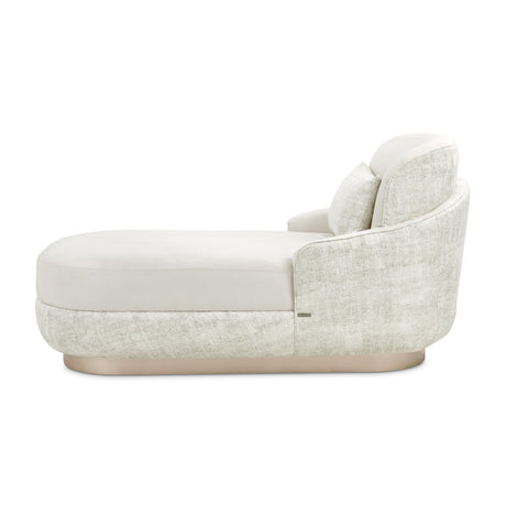 Aurora Moonlight Chaise Quarry Moonlight from Michael Amini - Luna Furniture