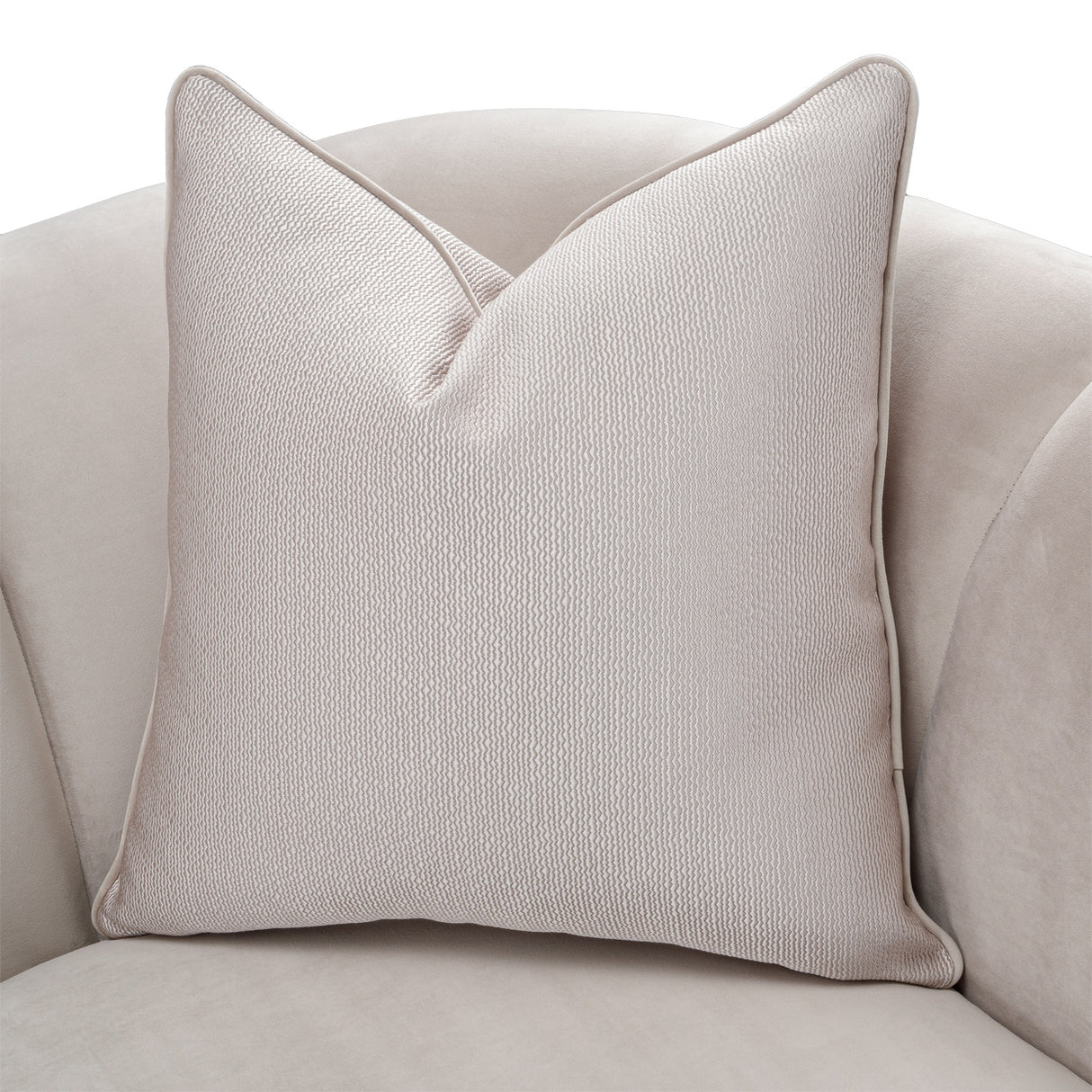 Yvette Medium Champagne Sofa from Michael Amini - Luna Furniture