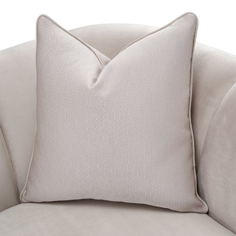 Yvette Medium Champagne Sofa from Michael Amini - Luna Furniture