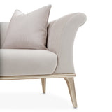 Yvette Medium Champagne Sofa from Michael Amini - Luna Furniture