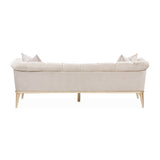 Yvette Medium Champagne Sofa from Michael Amini - Luna Furniture