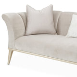 Yvette Medium Champagne Sofa from Michael Amini - Luna Furniture