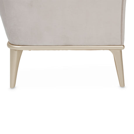 Yvette Medium Champagne Sofa from Michael Amini - Luna Furniture