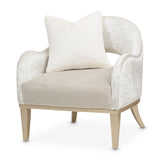 Yvette Medium Champagne Accent Chair Porcini Medium Champagne from Michael Amini - Luna Furniture