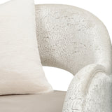 Yvette Medium Champagne Accent Chair Porcini Medium Champagne from Michael Amini - Luna Furniture