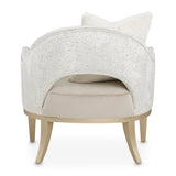 Yvette Medium Champagne Accent Chair Porcini Medium Champagne from Michael Amini - Luna Furniture