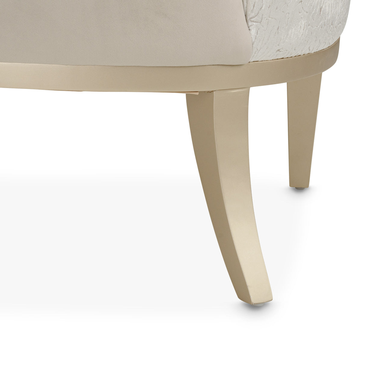 Yvette Medium Champagne Accent Chair Porcini Medium Champagne from Michael Amini - Luna Furniture