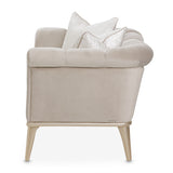 Yvette Medium Champagne Chair and Half from Michael Amini - Luna Furniture