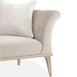 Yvette Medium Champagne Chair and Half from Michael Amini - Luna Furniture