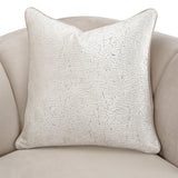 Yvette Medium Champagne Chair and Half from Michael Amini - Luna Furniture