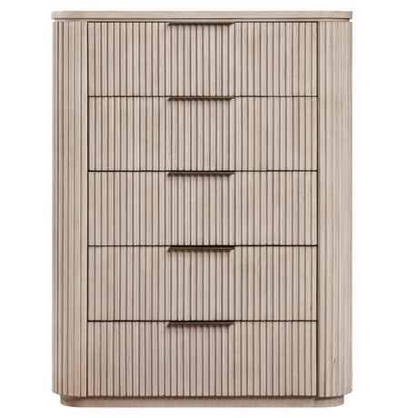 Henry Tan 5-Drawer Reeded Chest from Steve Silver - Luna Furniture