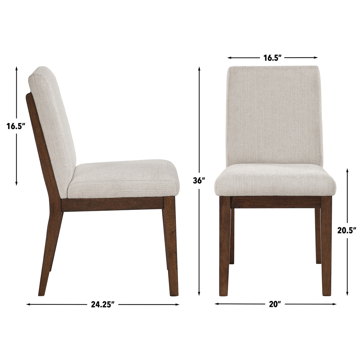 Canton Mocha Upholstered Dining Room Set from Steve Silver - Luna Furniture