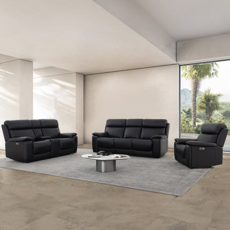 Zenith Power Home Theater Sofa with Built-In Speakers, Lighting and Vibration. from Steve Silver - Luna Furniture