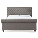 Swanson Gray Queen Bed from Steve Silver - Luna Furniture
