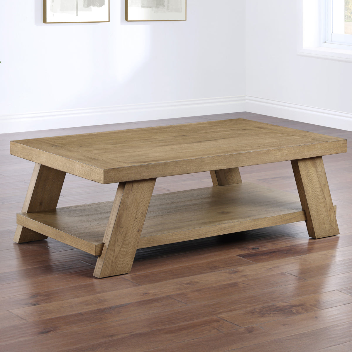 Orinda Brown 55" Coffee Table from Steve Silver - Luna Furniture