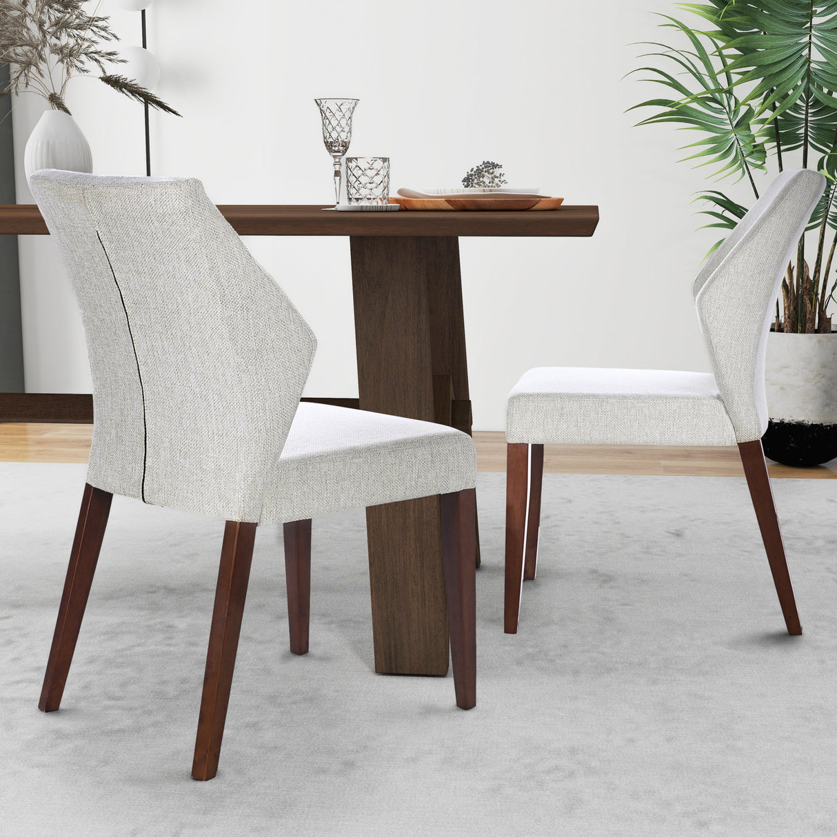 Luca Light Gray Dining Chair from Ashcroft Furniture - Luna Furniture