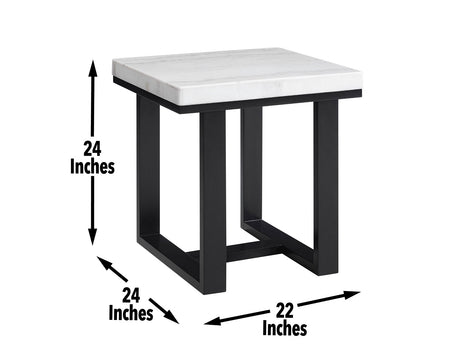 Lucca 3-Piece Marble Top Set(Cocktail & 2 End Tables) from Steve Silver - Luna Furniture