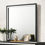 Lucia Black Dresser Mirror (Mirror Only) from Coaster - Luna Furniture