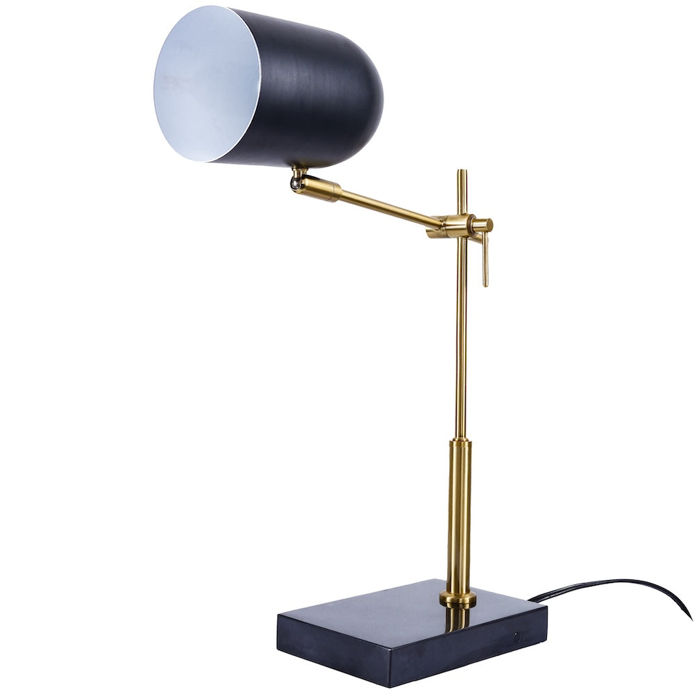 Lumora Table Lamp - Black outer - White inner from Ashcroft Furniture - Luna Furniture