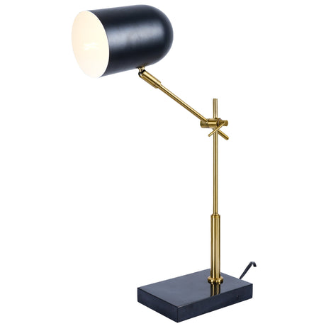 Lumora Table Lamp - Black outer - White inner from Ashcroft Furniture - Luna Furniture