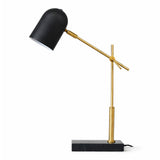 Lumora Table Lamp - Black outer - White inner from Ashcroft Furniture - Luna Furniture