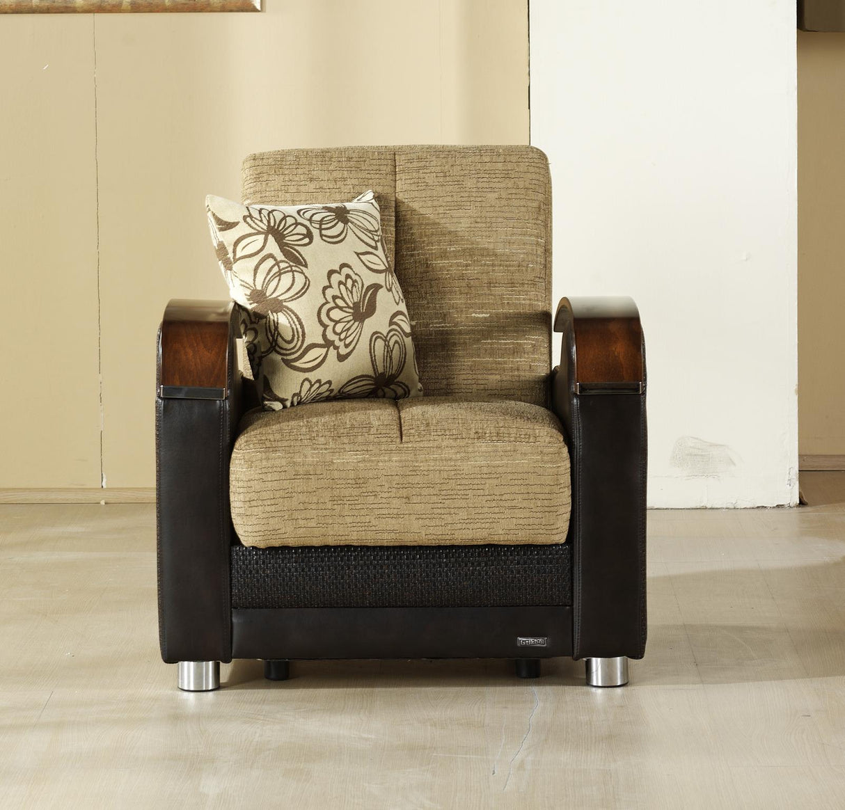 Luna Fulya Brown Armchair from Bellona - Luna Furniture