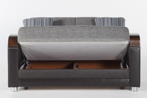 Luna Fulya Gray Chair with Sleeper