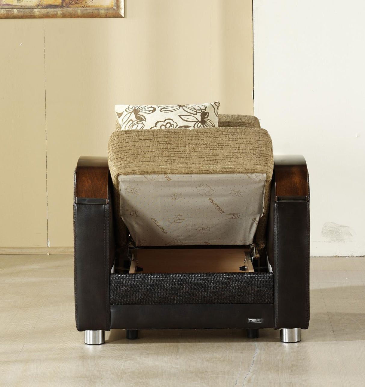 Luna Fulya Brown Loveseat from Bellona - Luna Furniture
