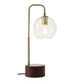 LuxeRay Simple Glass Globe Arched Table Lamp from Ashcroft Furniture - Luna Furniture
