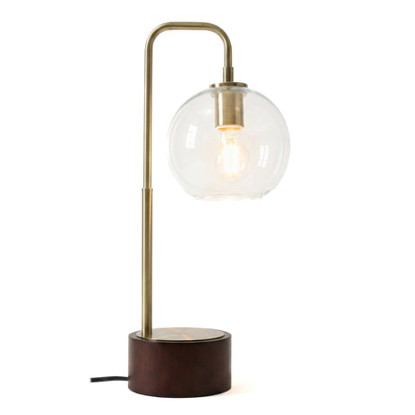 LuxeRay Simple Glass Globe Arched Table Lamp from Ashcroft Furniture - Luna Furniture