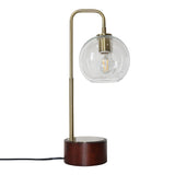 LuxeRay Simple Glass Globe Arched Table Lamp from Ashcroft Furniture - Luna Furniture