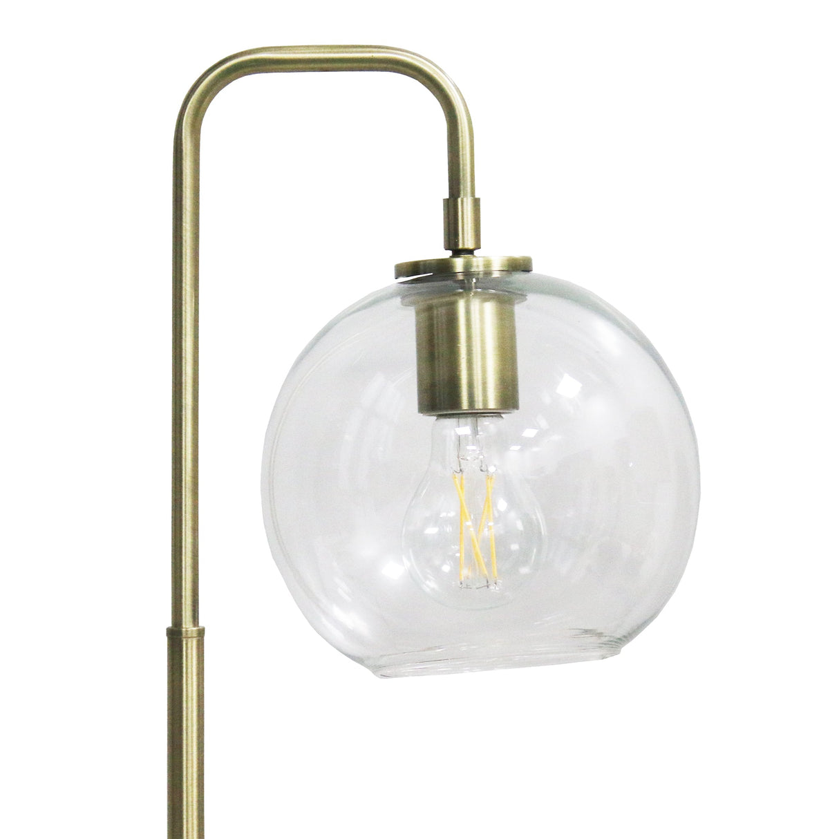 LuxeRay Simple Glass Globe Arched Table Lamp from Ashcroft Furniture - Luna Furniture