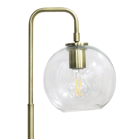 LuxeRay Simple Glass Globe Arched Table Lamp from Ashcroft Furniture - Luna Furniture