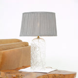 Luxora Table Lamp Gold - Clear and Grey from Ashcroft Furniture - Luna Furniture