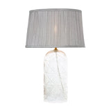 Luxora Table Lamp Gold - Clear and Grey from Ashcroft Furniture - Luna Furniture