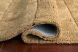 Luzmont Golden Brown Medium Rug from Ashley Furniture - Luna Furniture